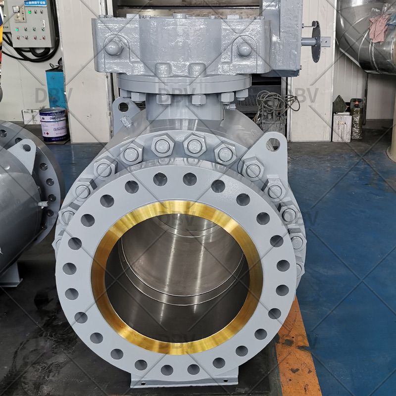 Trunnion mounted forged low temperature material LF3